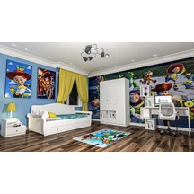 Puzzle Genç Odası Takımı Mdf Beyaz