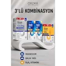 Magnesıum Balık Yağı Ve D3k2 Vitamin 3 Lü Avantajlı Paket
