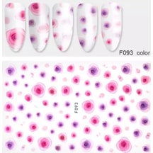 3D Yapışkan Tırnak Sticker Tırnak Dövme Nail Art F093