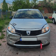 Dacia Sandero Mk2 Mk2.5 2009-2020 Uyumlu Üniversal Astra H Lip Esnek Ön Lip 2 Parça Tampon Altı Dil Karlık Ön Ek 00 Şüscaroto Aksesuar