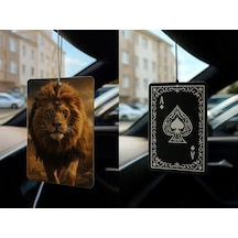 Aslan Ve Maça As - İkili Oto Kokusu - Dekoratif Araç Kokusu Ve Aksesuarı Aslan Ve Maça As - İkili Oto Kokusu - Dekoratif Araç Kokusu Ve Aksesuarı
