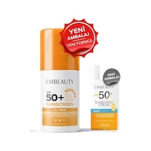 Tüm Cilt Tipleri Için Yüksek Korumalı Güneş Kremi Spf50+ 50 Ml 3 Paketi 0
