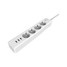 Kablosu Güç Ve Şarj 2 Metre Kablo Uzunluğu Çok Amaçlı Uazatma Fiş 4 Adet Priz 3 Adet Usb Çıkışlı Açma Kapa Diğer