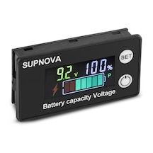 Pi L Kapasi Te Göstergesi Dc 8v-100v Kurşun Ası T Li Tyum Voltmetre Geri Li M Ölçer