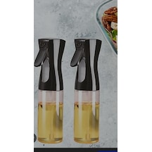 2 Adet Sprey Yağdanlık Cam Şişe Yağ Püskürtücü 300 Ml Airfryer Kızartma Izgara Salata İçin Yağl Diğer