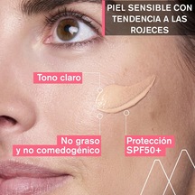 Roseliane Spf50+ Hassas Ciltler İçin Kızarıklık Karşıtı Cc Krem, 40 Ml Çok Renkli