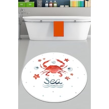 Crab Çap Banyo Halısı Djt 200x200 cm, Banyo Halısı , Banyo paspası yıkanabilir