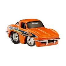 Mga Entertaintment Cartuned S3 1963 Chevy Corvette Stingray - Turuncu Pro Street Araba