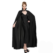 Siyah Yakalı Yetişkin Pelerin 120 Cm 5673