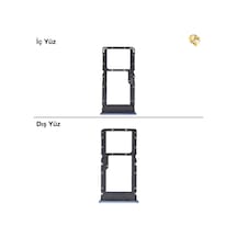Note 10 5g Sim Tepsisi Çiftli Mavi Çift Hatlı Dual Sim Sim Yeri Sim Kızağı Sim Kart Yuvası