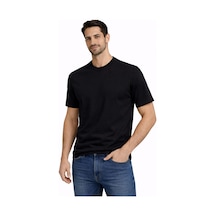 Classics Men Bordoo Basic Bisiklet Yaka Kısa Kol Erkek Tişört 7624 Siyah