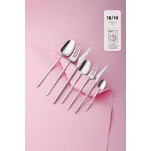 Emsan Destrier 84 Parça 12 Kişilik Kutulu Çatal Kaşık Bıçak Takı Gümüş