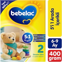 Bebelac 2 Devam Sütü 6-9 Ay 400 G