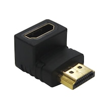 Bisifir Hdmi 90 Derece Erkekek Dişi Altin Uçli