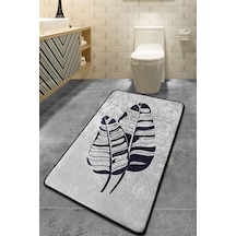 Chilai Home Lipha Gri 70x120 Cm Banyo Halısı Djt Renkli