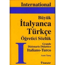 İnternational Büyük İtalyanca-Türkçe Sözlük - Asım Tanış - İnkılap Kitabevi