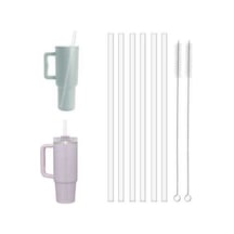 Fortunelane 40 Adet Şeffaf Pipet Ve 2 Temizleme Fırça, Çamaşır Makinesine Uygun, Çeşitli Markalara Uygun Şeffaf