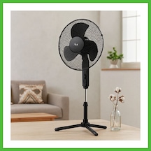 Vaveni 16\" 41 Cm Teleskopik Katlanır Ayaklı Vantilatör - Metal Kafes, 3 Kademe Arz