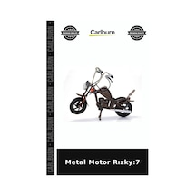 Özel Üretim Koleksiyon Dekoratif Masaüstü Hediye Metal Motor Rızky:7
