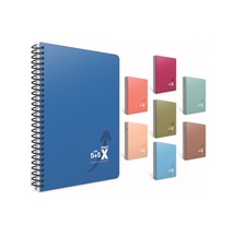 Gıpta Prınt-x Spiralli Sep. Plastik Kapak Defter 17x24 160 Yp 4+1 Çok Renkli