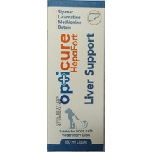 Opticure Hepafort Liver Support Kedi Ve Köpek Sıvı Karaciğer Desteği 150ml