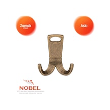 Seylan Askı, Metal Vestiyer Askısı, 111 Gr, Dolap Ve Duvar Askılığı, Anti K Vidalı Anti K Sari