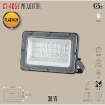 Ct-4657 30w Led Projetör 1 Adet Beyaz Işık