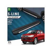 S-dizayn Toyota Hilux 8 S-line Krom Yan Basamak 203 Cm 2015 Üzeri A+ Kalite