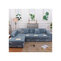 Kanepe Kılıfı, Çalar Saat, Kayın, Polyester Koltuk Kılıfı, Kaymaz, Elastik, Sabit Köpük Şeritli, L Şeklinde Çok Renkli