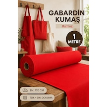 Kırmızı Gabardin Kumaş , Çanta , Tuval, Punch , Nakış , Perde , Branda Ve Güneşlik Yapımına Uygun En