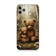 Apple Uyumlu iPhone 11 Pro Uyumlu Teddy Ayılar Desenli Silikon Kılıf -