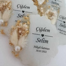 Poşetli Epoksi Magnetı Söz Nişan Nikah Kına Düğün Hediye 25 Adet