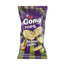 Eti Gong Pops Mısır Ve Pirinç Patlağı 80g Baharatlı Atıştırmalık 2'li Ekonomik Paket - 2 Adet Tarı