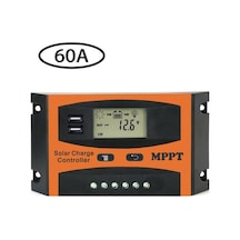 Trendooze 12v/24v Güneş Enerjisi Akü Regülatörü, Çift Usb, Lcd Ekranlı, Otomatik Tanıma