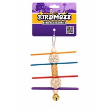 Birdmozz Premium Tahta Çubuklu Kuş Oyuncağı