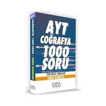 Çapa Yayınları Ayt Coğrafya Soru Bankası