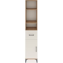 Arges Dolap 4 Raflı Tek Çekmeceli Tek Kapaklı 44x30x221 Çam-a... Çam