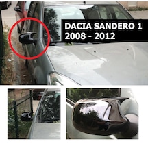 Dacia Sandero 1 Yarasa Ayna Kapak. Parlak Siyah. 2008 2012