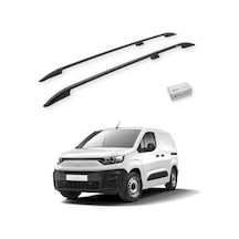 Turtle Fiat Doblo K9 2023-2025 / Uzun Şasi Tavan Çıtası Crown Siyah