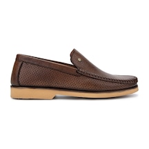 Tamer Tanca Erkek Hakiki Deri Kahverengi Loafer Ayakkabı 478 A1625 Erk Ayk Y25 Kahve Kahve
