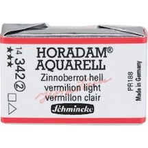 Schmincke : Horadam Aquarell Artist Sulu Boya : Tam Tablet : Seri 2 342 Vermilion Light