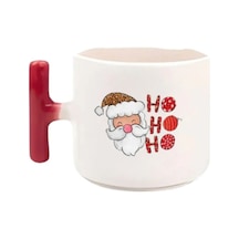 Yeni Yıl Ho Ho Ho - T Kulp Kupa Beyaz