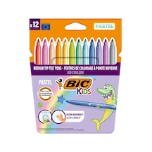 Bic Kids Kid Couleur Ultra Yıkanabilir 12'li Keçeli Boya Kalemi P
