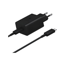 Samsung Uyumlu Ep-T4510X Type-C Süper Hızlı Şarj Cihazı 45W Siyah