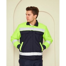 Orange Safety Soğuk Hava Montu Su Ve Rüzgar İticili Lacivert-sarı Lacivert - Sarı