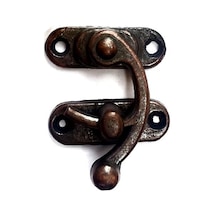 Yay Gözü, Ahşap Kutu Klipsi - Minik 20x24 Mm, Antik, 1 Adet Tdrtr