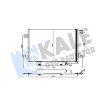 Kale Klıma Radyatoru 12mm Mercedes Sprınter 313/316/318/319/411/415/416/419/424/511/513/515/516/518 Cdı 319, 315/319/519 Bluetec, 316 Klr-357885
