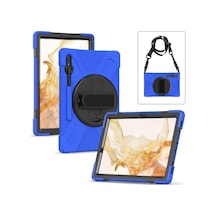 Newface Samsung Galaxy T737 Tab S7 Fe 12.4 Kılıf Amazing Tablet Kapak - Mavi