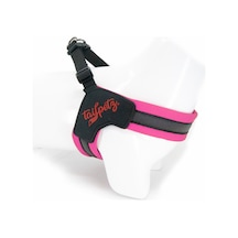 V-Tipi Köpek Göğüs Tasması | Yumuşak ve Dayanıklı, Konforlu Neon Pembe S
