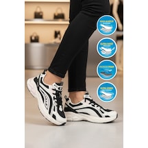 Pierre Cardin Pcı-11369 G Beyaz-siyah Unisex Spor Ayakkabı Beyaz - Siyah